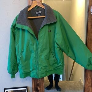 Land’s End Green Waterproof Fleece-Lined Jacket - Perfect condition